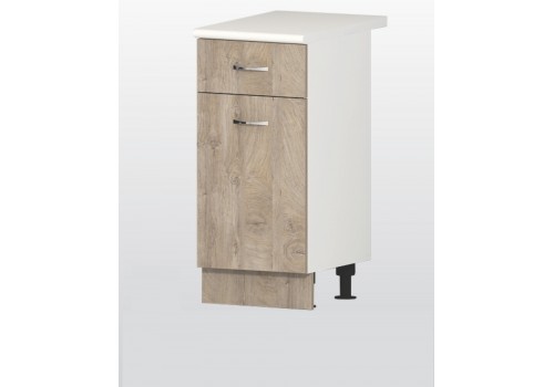 Modul inferior Havana V4 stejar Norte dulap cu sertar, usa si raft - Comparare Produse