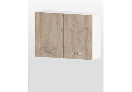 Modul superior Havana G28 stejar Norte - dulap cu doua usi si raft - Bucatarii