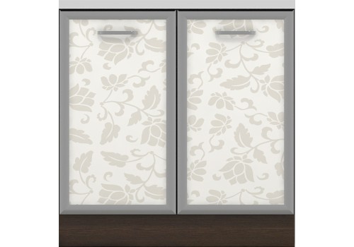 Modul inferior Regal Flowers lucios B3 dulap pentru chiuveta cu bordura - Bucatarii