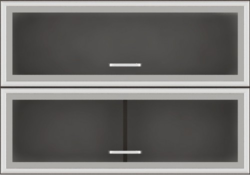 Modul superior Regal Flowers lucios G38 - Bucatarii