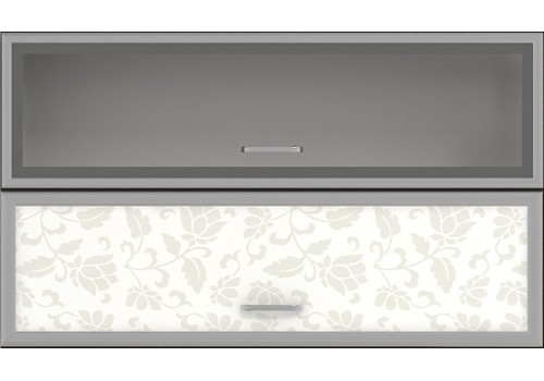 Modul superior Regal Flowers lucios G47 - Bucatarii