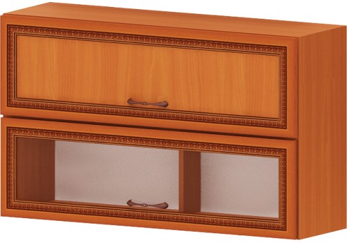 Modul superior Ravenna G42 dulap cu o usa si o vitrina - Module Ravenna