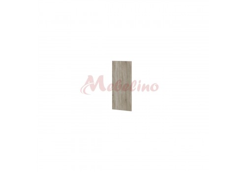Modul superior S - 19 panou final - Module City - alb si Sonoma inchis