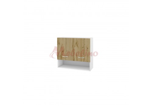 Modul superior BDD 8 dulap cu nisa si doua usi cu raft-Stejar Dakota - Bucatarii
