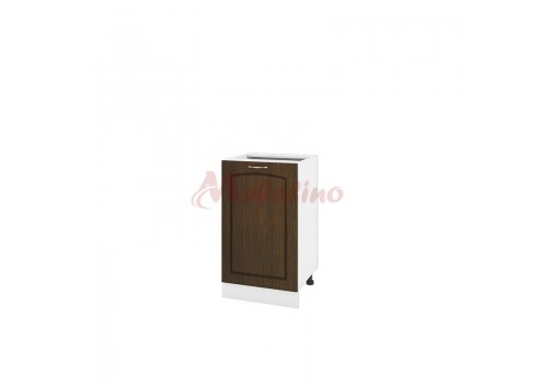Modul inferior BF 03-43 dulap cu usa si raft-Deschitere dreapta-wenge - Bucatarii