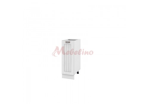 Modul inferior BF 04-20  dulap cu usa si raft -deschidere dreapta-Alb flader - Bucatarii