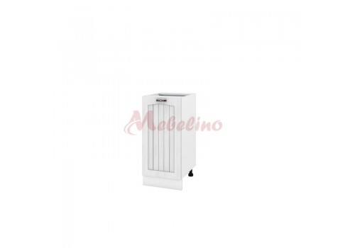 Modul superior BF 04-71 dulap cu usa si raft-deschidere stanga-Alb flader - Bucatarii