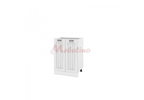 Modul inferior BF 04-22 dulap cu 2 usi si raft-Alb flader - Bucatarii