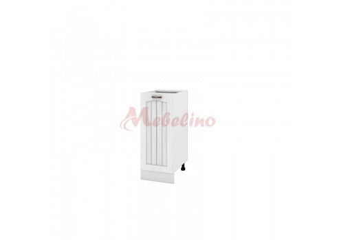 Modul superior BF 04-90 dulap cu usa si raft-deschidere stanga-Alb flader - Bucatarii