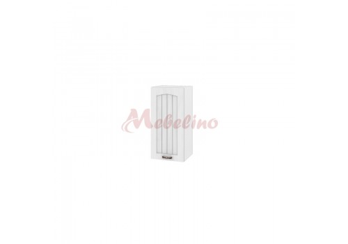 Modul superior BF 04-66 dulap cu usa si raft-deschidere stanga-Alb flader - Bucatarii