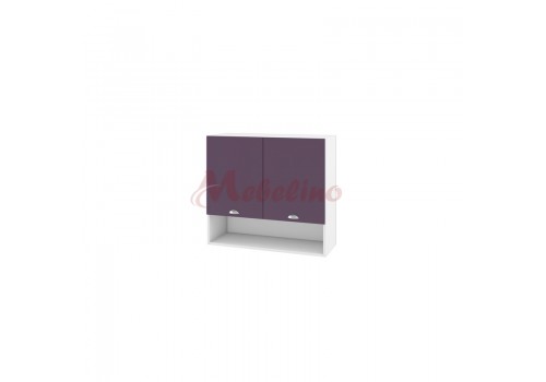 Modul superior BF 05-8 dulap cu nisa si 2 usi cu raft-Lila mat - Bucatarii