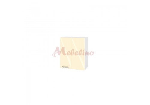 Modul superior BF 05-17 dulap de colt cu usa si raft-Crem lucios - Module BF-05-02