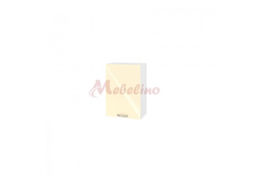 Modul superior BF 05-18 dulap cu usa si raft-Crem lucios - Module BF-05-02