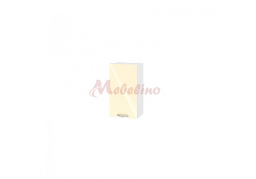 Modul superior BF 05-2 dulap cu usa si raft-Crem lucios - Module BF-05-02