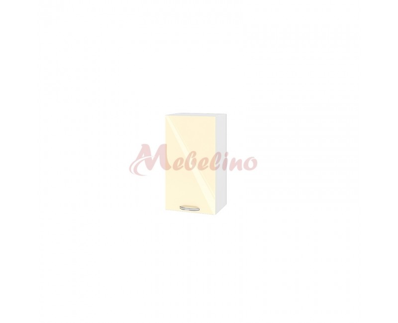 Modul superior BF 05-2 dulap cu usa si raft-Crem lucios