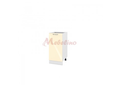 Modul inferior BF 05-21 dulap cu usa si raft-Crem lucios - Module BF-05-02
