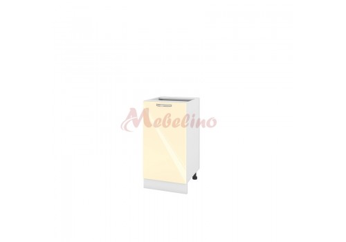 Modul inferior BF 05-28 dulap cu usa si raft-Crem lucios - Module BF-05-02