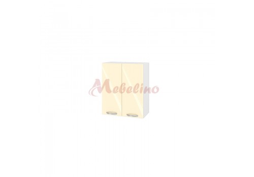 Modul superior BF 05-3 dulap cu doua usi si raft-Crem lucios - Module BF-05-02