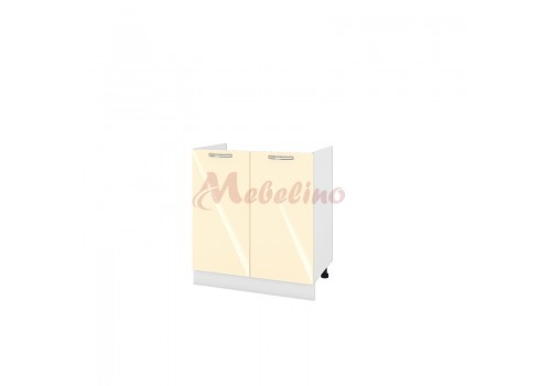 Modul inferior BF 05-30 dulap pentru chiuveta cu bordura-Crem lucios - Module BF-05-02
