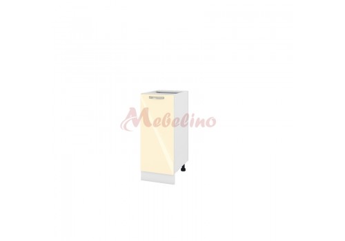 Modul inferior BF 05-40 dulap cu usa si raft-Crem lucios - Module BF-05-02