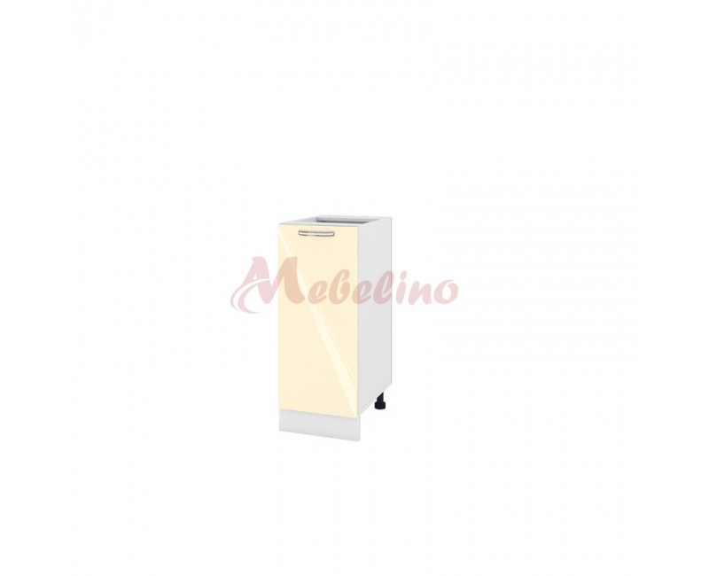 Modul inferior BF 05-40 dulap cu usa si raft-Crem lucios