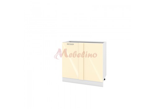 Modul inferior BF 05-42 dulap de colt cu usa si raft-Crem lucios - Module BF-05-02