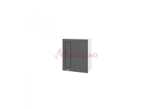 Modul superior BF 06-17 dulap de colt cu usa si raft-Ciment mat - Bucatarii