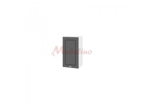 Modul superior BF 06-2 dulap cu usa si raft-Ciment mat - Bucatarii