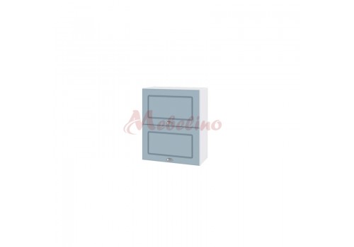 Modul superior BF 06-11 dulap cu 2 usi orizontale-Denim mat - Bucatarii