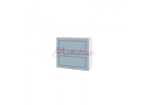 Modul superior BF 06-12 dulap cu 2 usi orizontale-Denim mat - Bucatarii