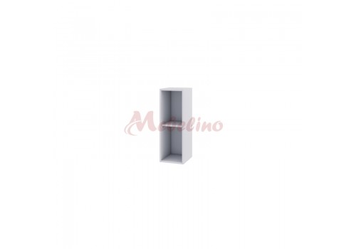 Modul superior etajera cu raft V - 5 - Module City - alb si Sonoma inchis
