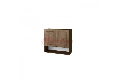 Modul superior BF06-8 dulap cu nisa,2 usi si raft-Stejar natural - Bucatarii