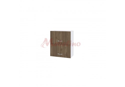 Modul superior BO-11  dulap cu 2 usi orizontale-Nuc admiral - Bucatarii