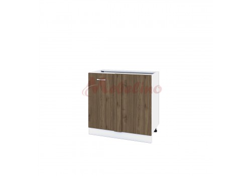 Modul inferior BO-42 dulap de colt cu usa si raft-Nuc admiral - Bucatarii