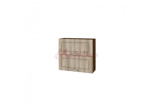 Modul superior BF 02-12 dulap cu 2 usi orizontale-Sonoma - Bucatarii