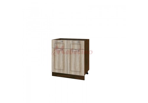 Modul inferior BF 02-26 dulap cu sertar si 2 usi cu raft-Sonoma - Bucatarii