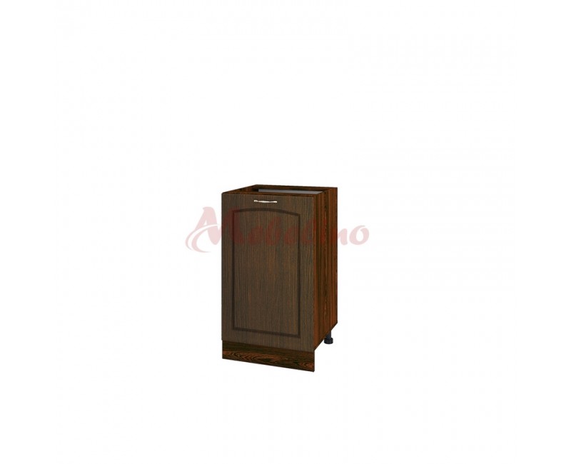 Modul inferior BF 03-93   dulap cu usa si raft-Deschidere stanga-Wenge