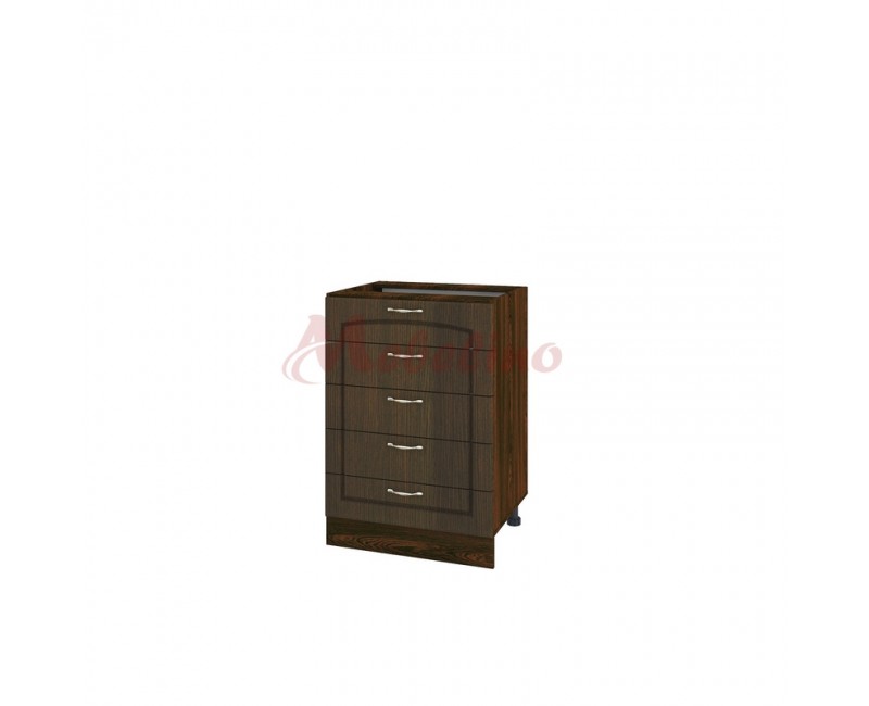 Modul inferior BF 03-29 dulap cu 5 sertare-Wenge