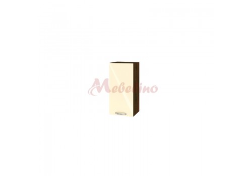 Modul superior BF 05-16 dulap cu usa si raft-Crem lucios - Module VF-05-02