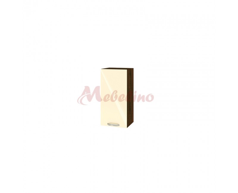 Modul superior BF 05-16 dulap cu usa si raft-Crem lucios