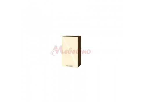 Modul superior BF 05-2 dulap cu usa si raft-Crem lucios - Module VF-05-02