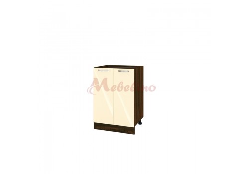 Modul inferior BF 05-22 dulap cu doua usi si raft-Crem lucios - Module VF-05-02