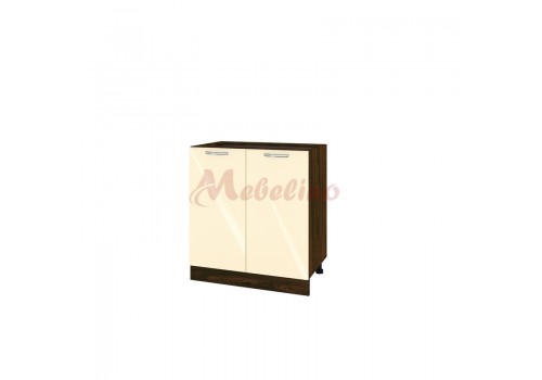Modul inferior BF 05-23 dulap cu doua usi si raft-Crem lucios - Module VF-05-02