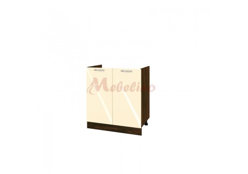 Modul inferior BF 05-30 dulap pentru chiuveta cu bordura-Crem lucios - Module VF-05-02