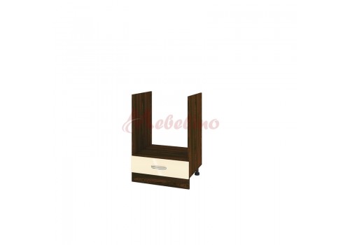 Modul inferior BF 05-36 - dulap pentru cuptor cu sertar-Crem lucios - Module VF-05-02