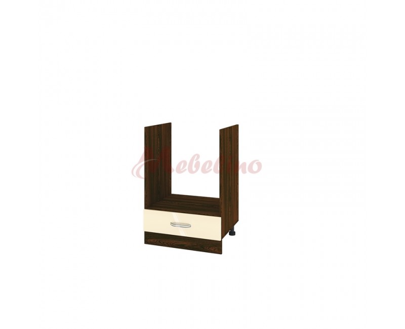 Modul inferior BF 05-36 - dulap pentru cuptor cu sertar-Crem lucios