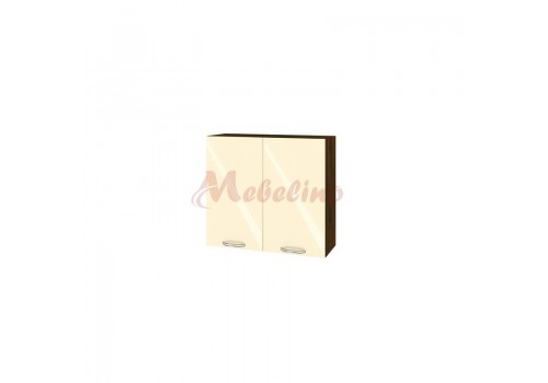 Modul superior BF 05-4 dulap cu doua usi si raft-Crem lucios - Module VF-05-02