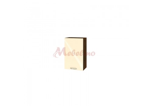 Modul superior BF 05-6 dulap cu usa si raft-Crem lucios - Module VF-05-02