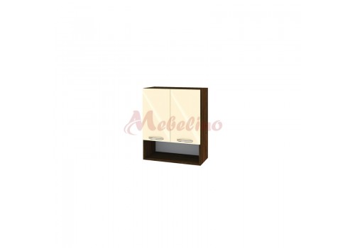 Modul superior BF 05-7 dulap cu nisa si doua usi cu raft-Crem lucios - Module VF-05-02