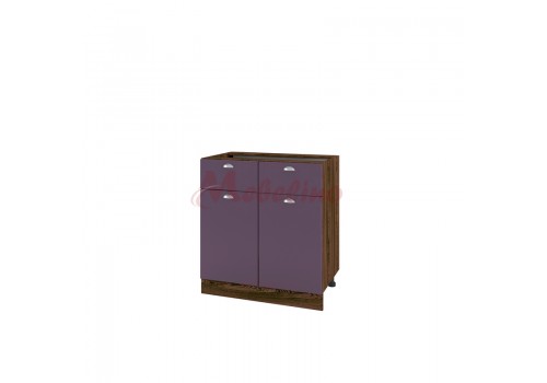 Modul inferior BF 05-26 dulap cu doua sertare,doua usi si raft-Lila mat - Comparare Produse
